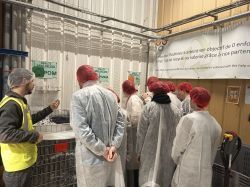 Sortie p�dagogique � l�entreprise Alb�a pour les �l�ves de Seconde CAP S�rigraphie